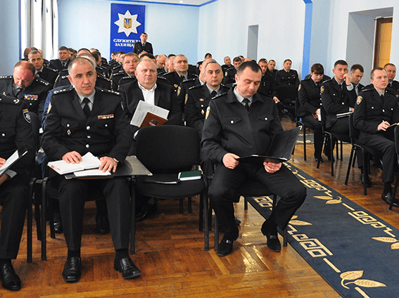 Засідання колегії ГУНП в Чернівецькій області