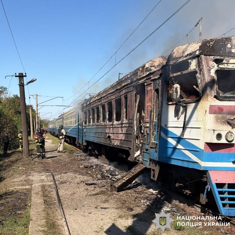 На фото наслідки ворожого обстрілу