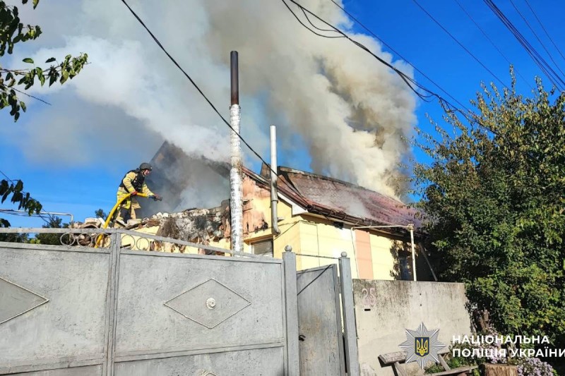 На фото наслідки ворожого обстрілу