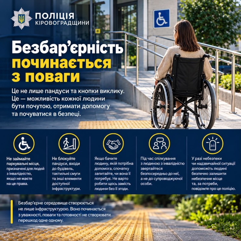 Безбар'єність починається з поваги