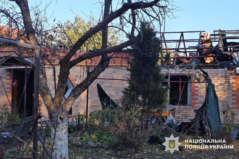 На фото наслідки ворожого огбстрілу
