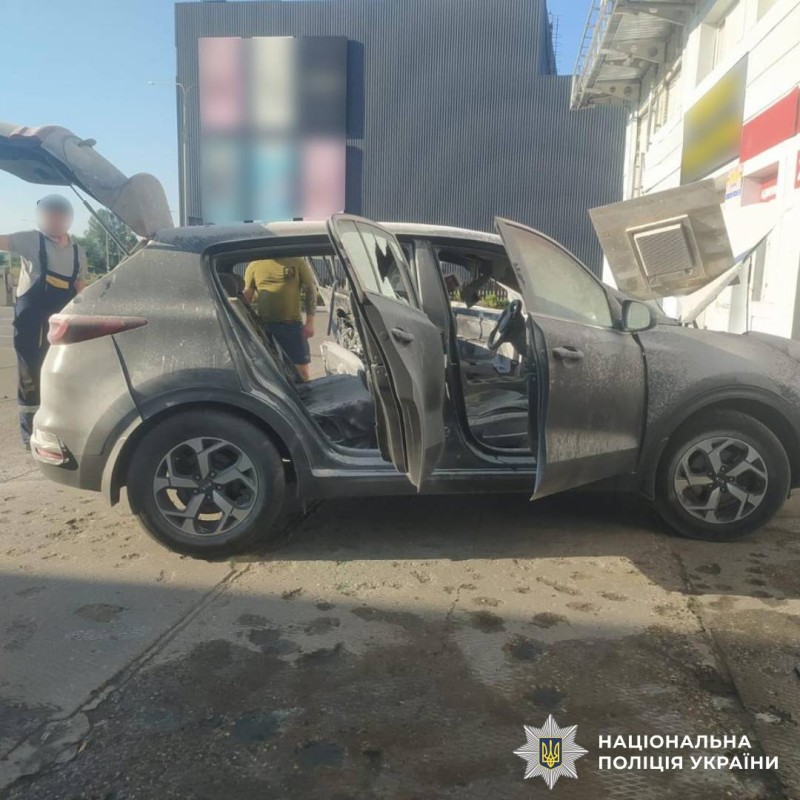 На фото наслідки ворожого обстрілу