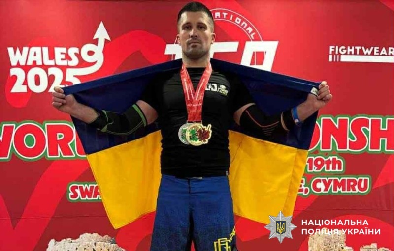 Ветеран війни Владислав Горнодь став чемпіоном світу ICO World Championships 2025 середній вазі