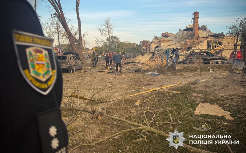 Поліція документує наслідки обстрілу