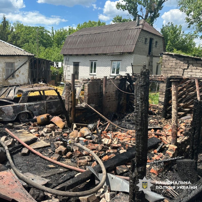 поліцейські Харківщини документують черговий злочин росіян