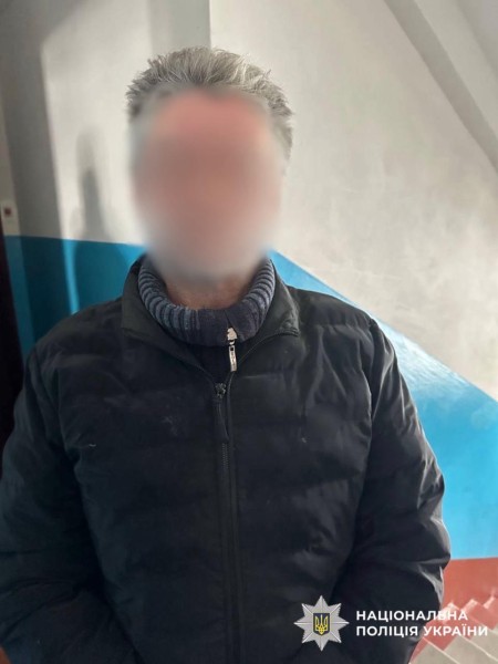 На фото зображений чоловік, який вчинив злочин