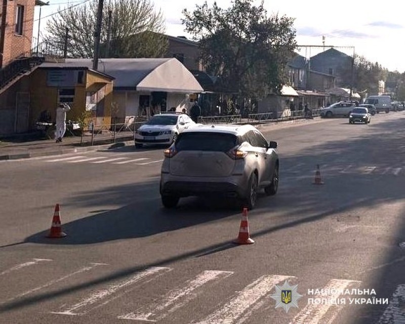 Автомобіль на місці ДТП