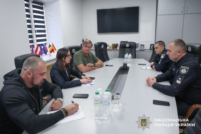зустріч представників Національної поліції України з іноземною делегацією