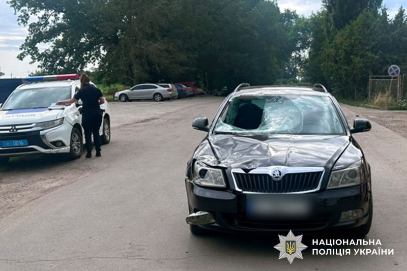 Авто, яке здійснило наїзд на пішохода