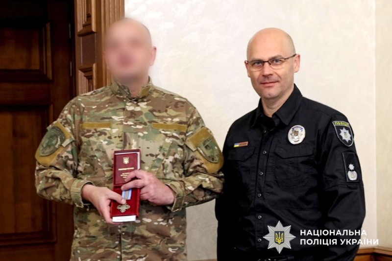 Поліцейських КОРДу Полтавщини відзначили за мужність та відвагу, проявлені  під час виконання бойових завдань на передовій