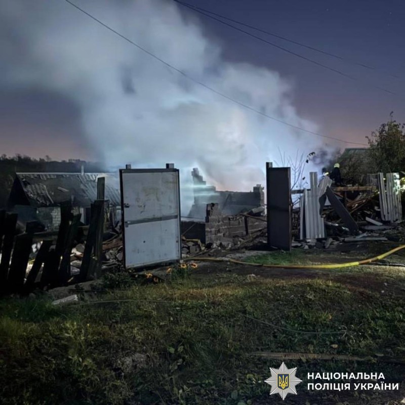 На фото наслідки ворожого обстрілу