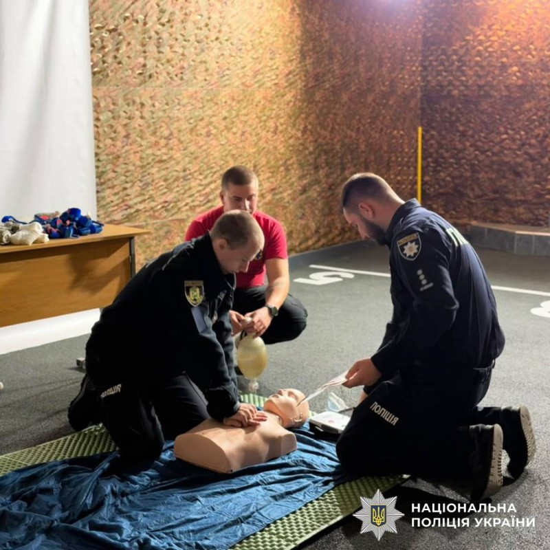 Поліцейські Харківщини продовжують вдосконалювати навички надання домедичної допомоги