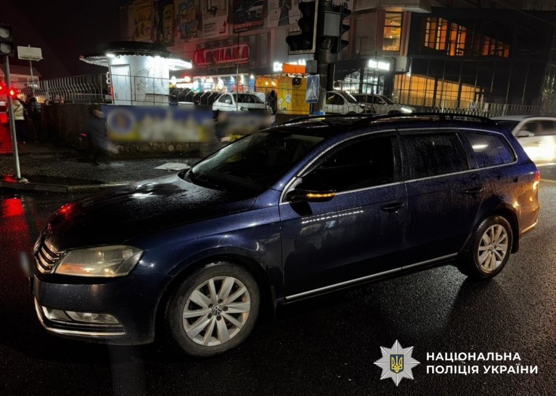 автомобіль на місці ДТП