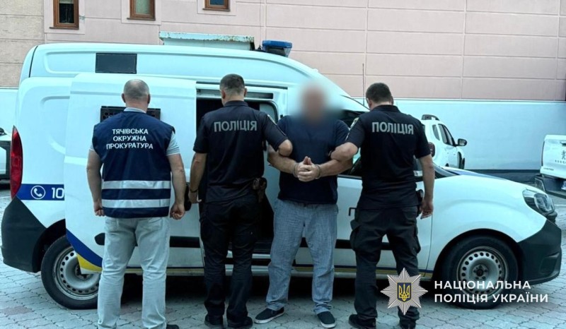 Правоохоронці тримають жителя Тячівщини, затриманого за підозрою у хуліганстві