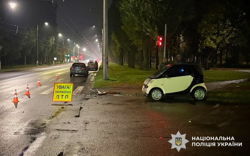 Місце скоєння ДТП у Кременчуці