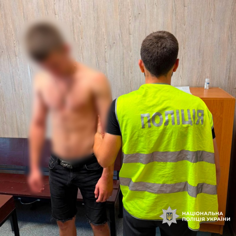 поліцейські Харкова оперативно затримали зловмисника