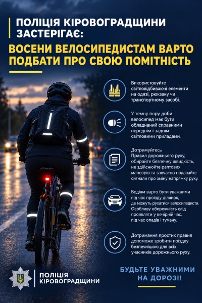 Поліція Кіровоградщини застерігає