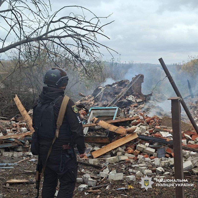 поліцейські задокументували наслідки воєнних злочинів країни-агресора на Харківщині