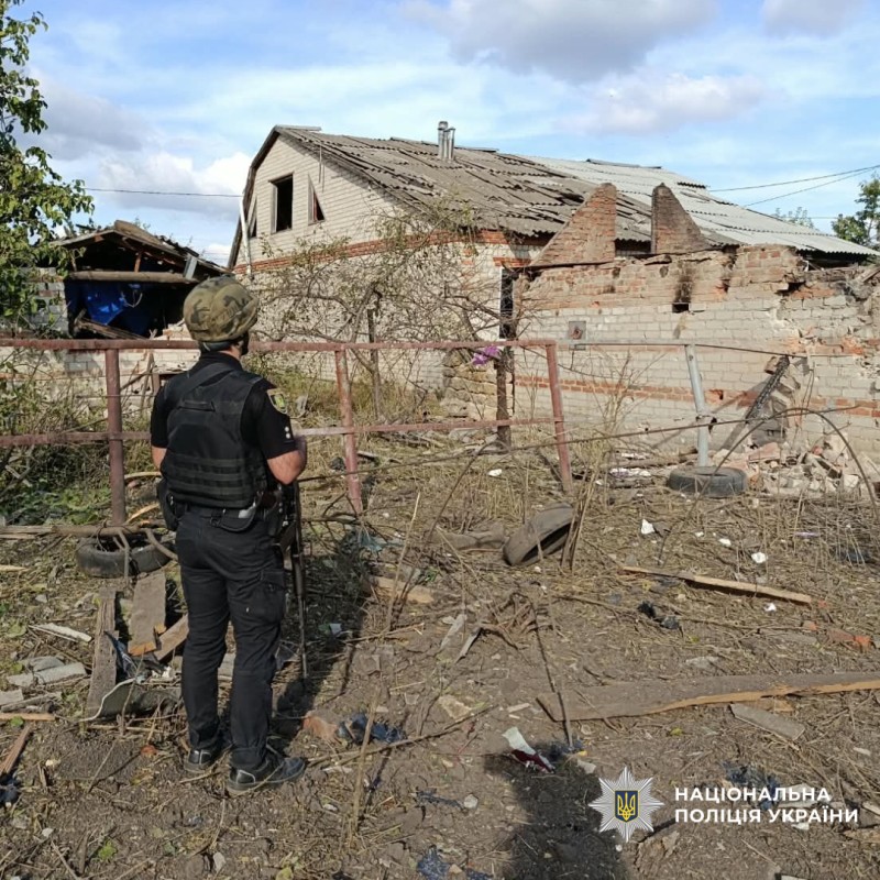 поліцейські документують наслідки воєнних злочинів країни-агресора на Харківщині