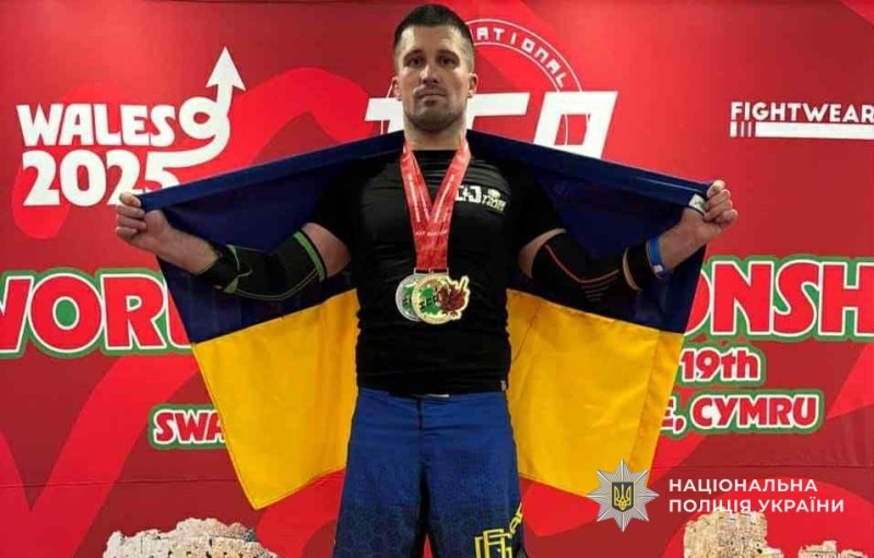 Ветеран війни Владислав Горнодь став чемпіоном світу ICO World Championships 2025 середній вазі