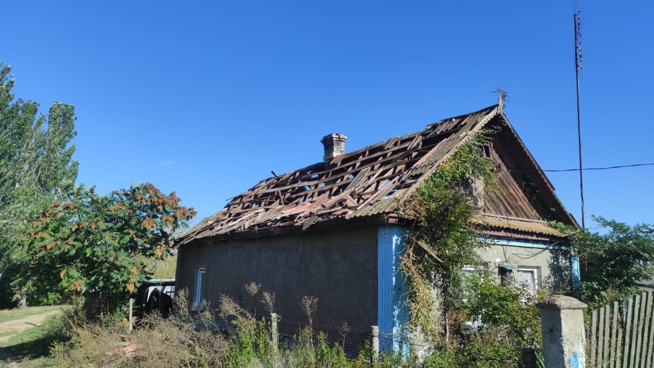 на херсонщині російські війська обстріляли шість населених пунктів