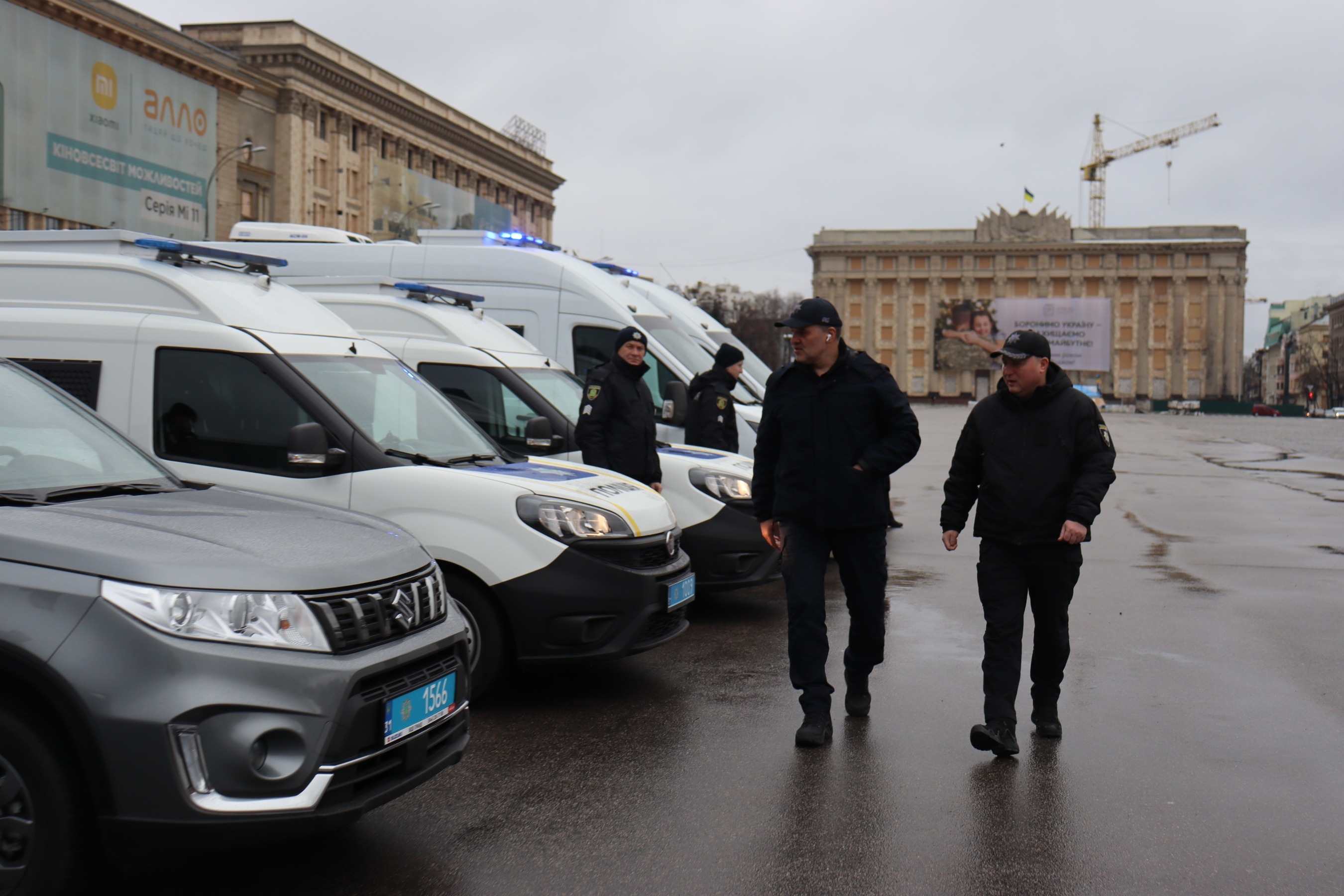 поліцейські харківщини отримали нові службові автомобілі
