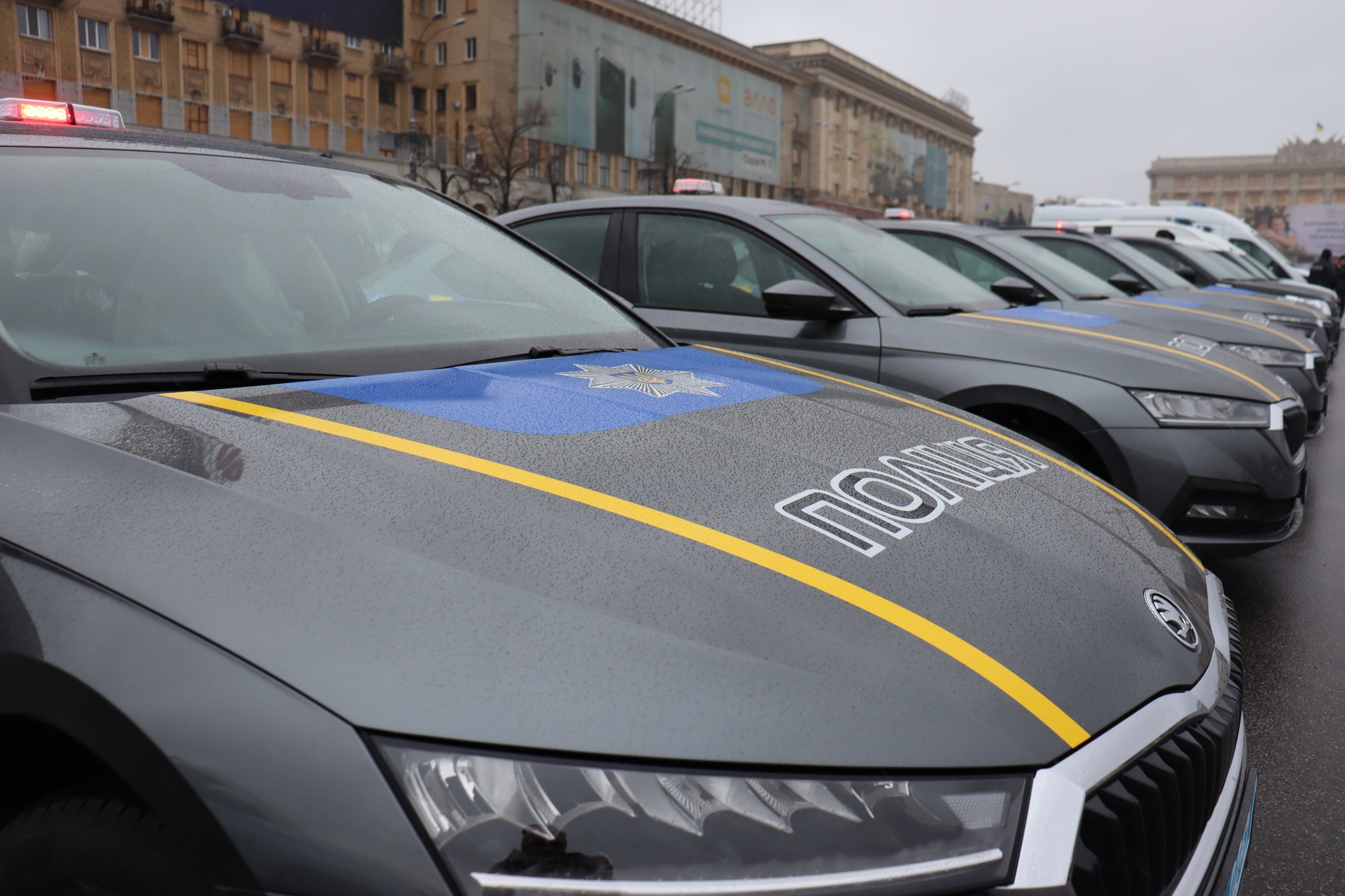 поліцейські харківщини отримали нові службові автомобілі