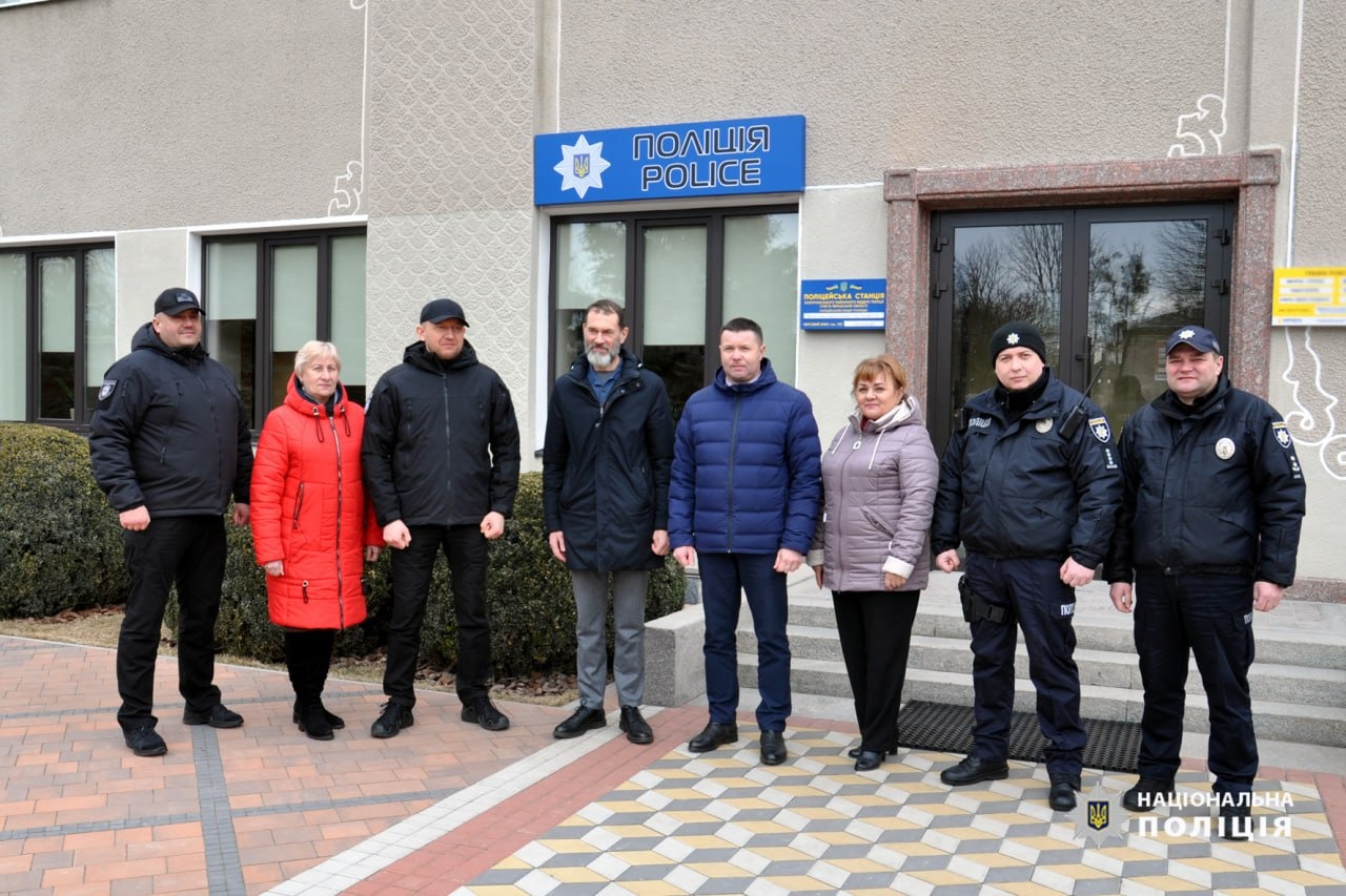 у золотоніському районі відкрили нову поліцейську станцію