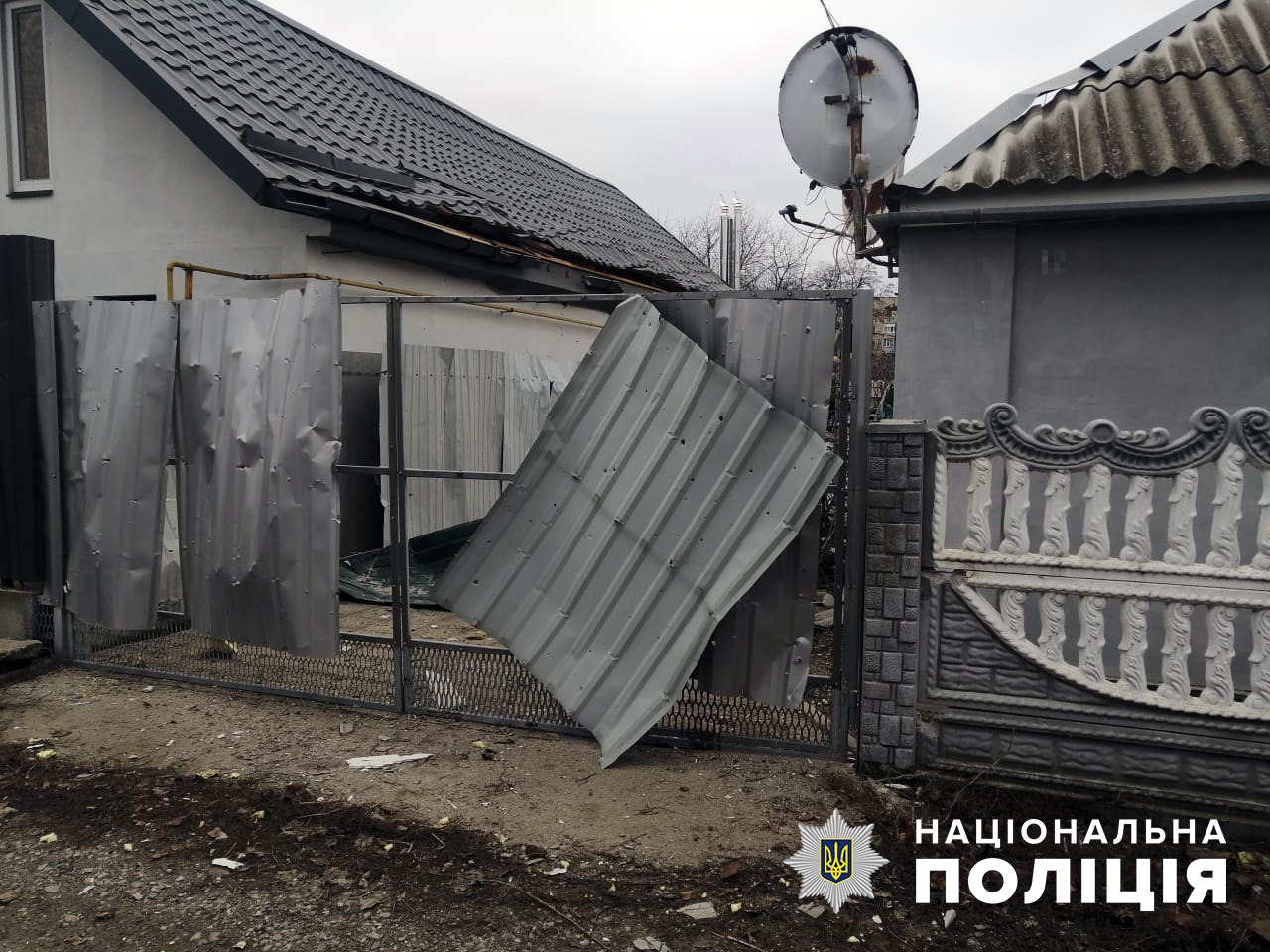 за три доби поліцейські зафіксували 240 ворожих ударів по території запорізької області