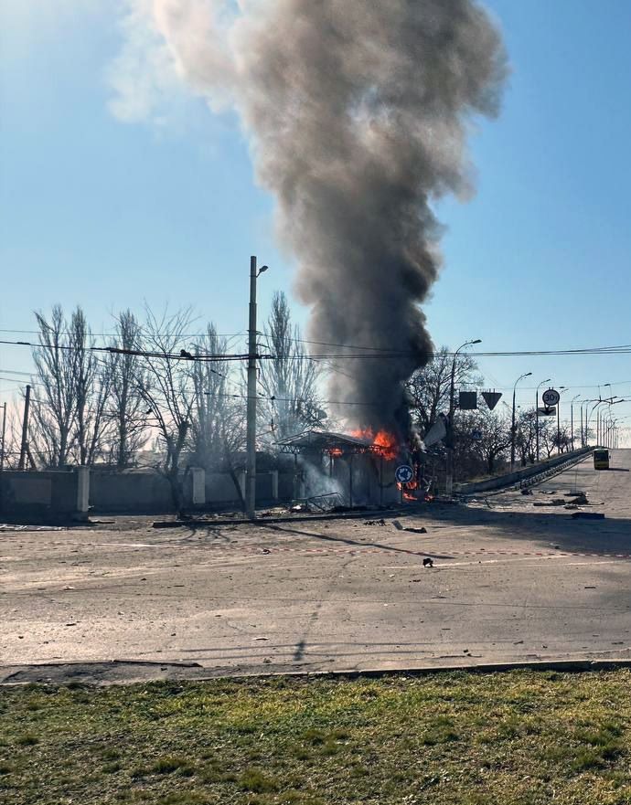 за фактом обстрілу корабельної площі в херсоні поліція розпочала кримінальне провадження