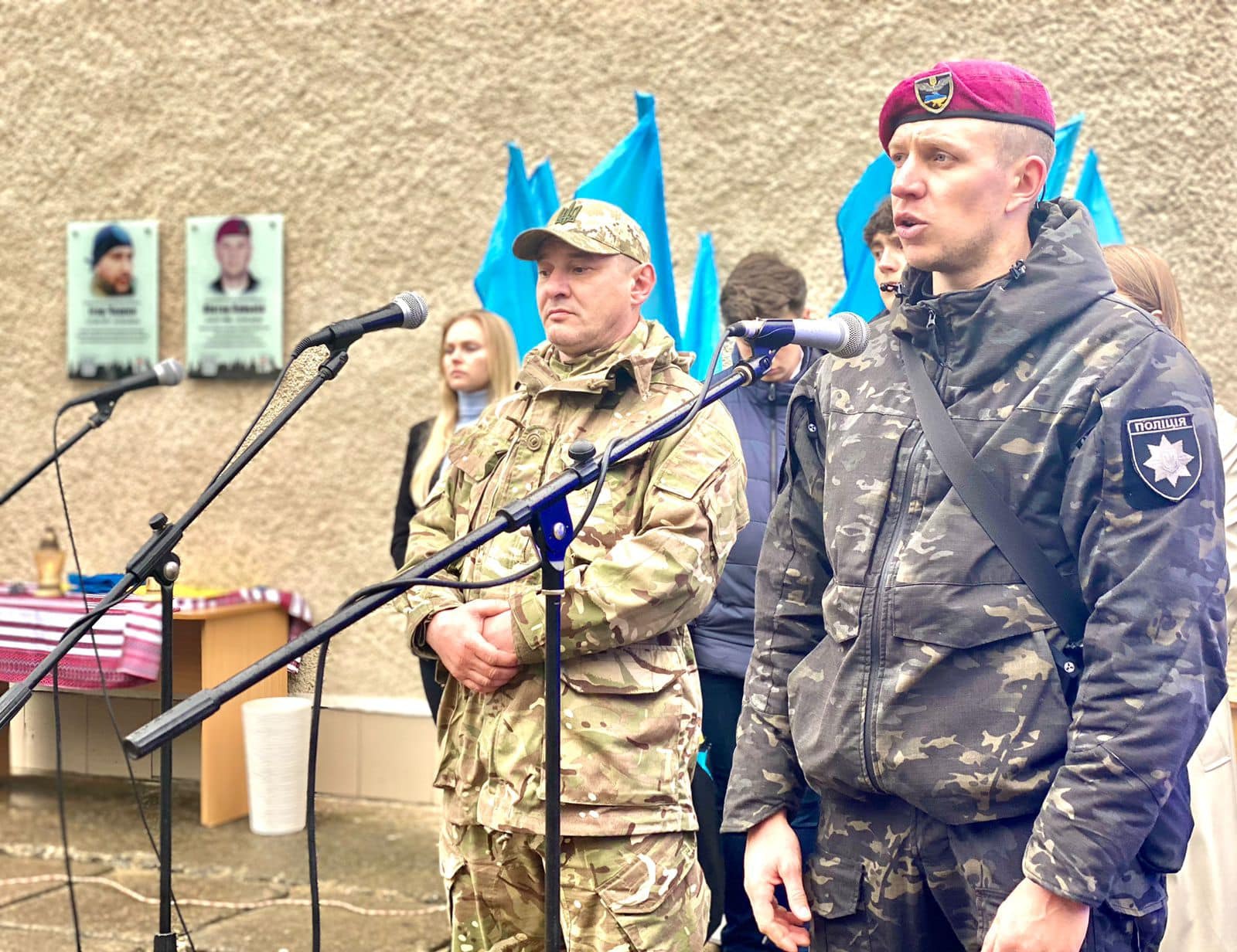 пам'ять про героїв: на прикарпатті відкрили пам’ятну дошку спецпризначенцю віктору паньківу