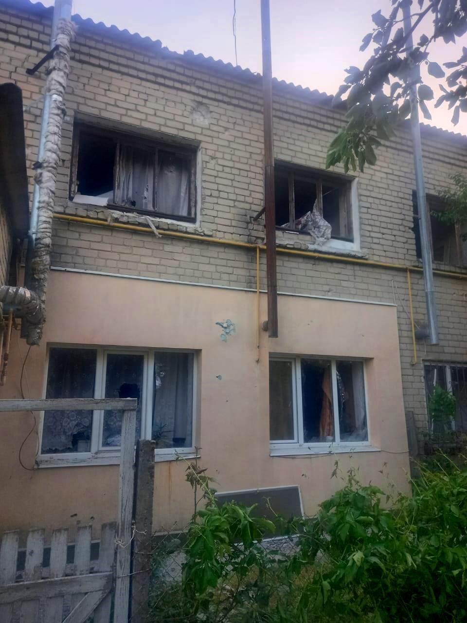 поліція документує наслідки атаки російською армією об’єктів інфраструктури херсонщини