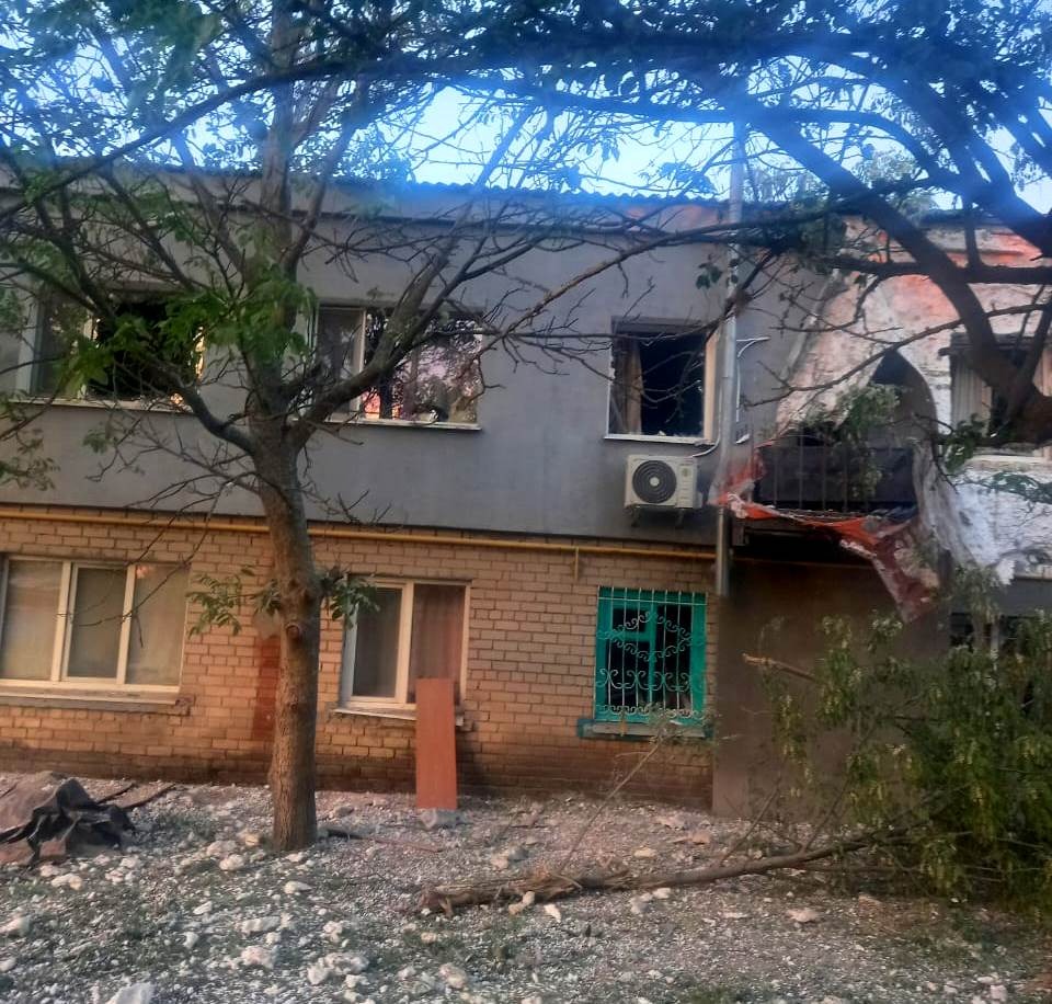 поліція документує наслідки атаки російською армією об’єктів інфраструктури херсонщини