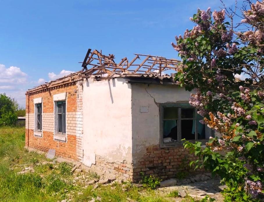 поліція документує наслідки атаки російською армією об’єктів інфраструктури херсонщини