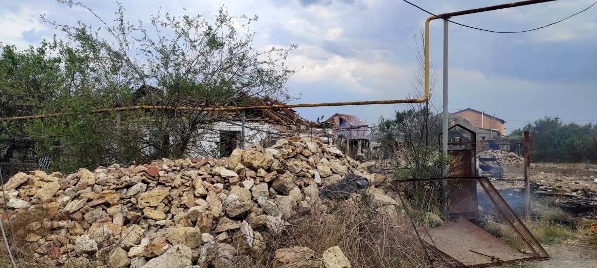 поліція херсонщини фіксує наслідки російських ударів по цивільним об’єктам