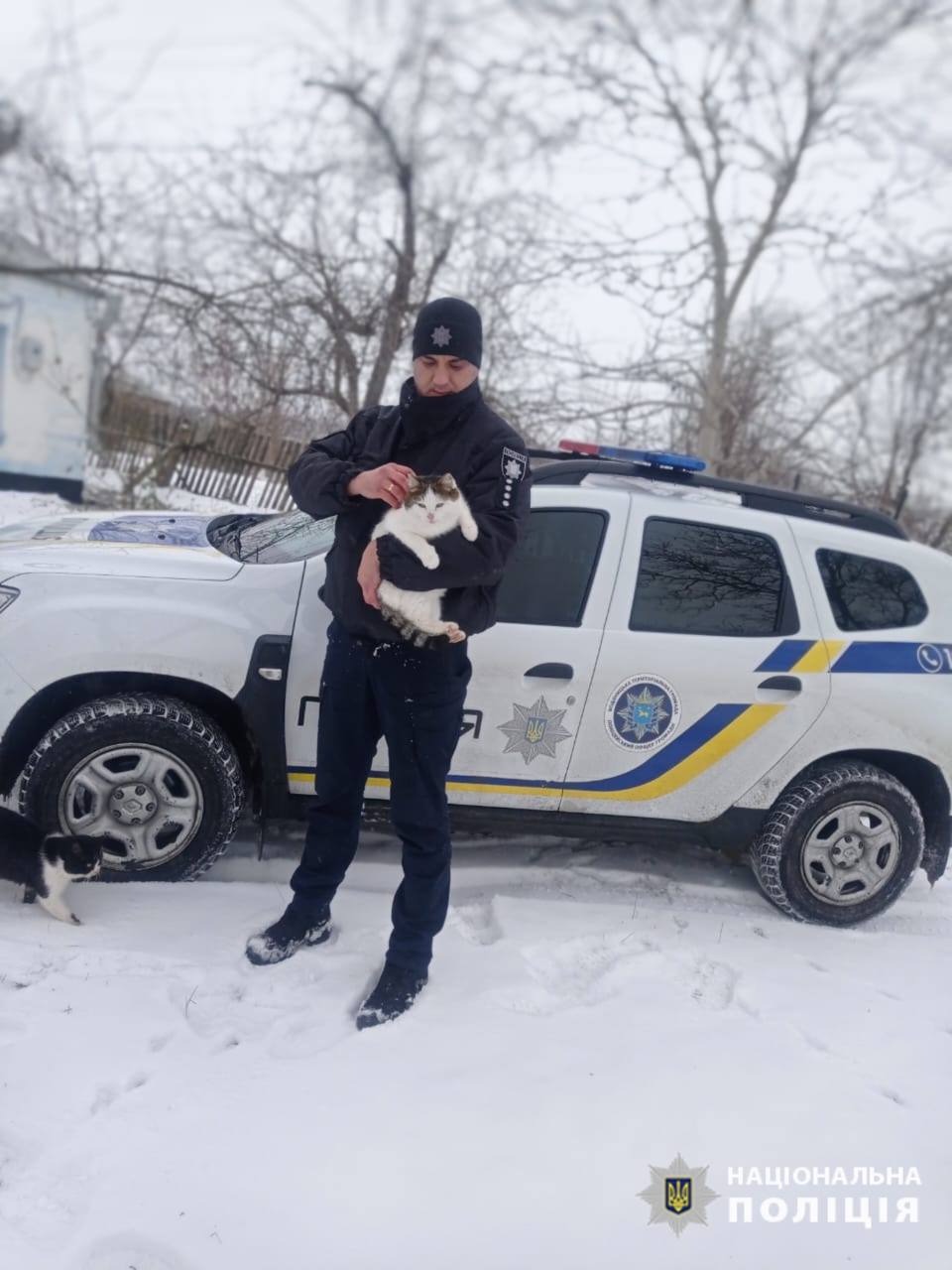 кожне життя — найвищий пріоритет: поліцейський офіцер громади допоміг врятувати тварину