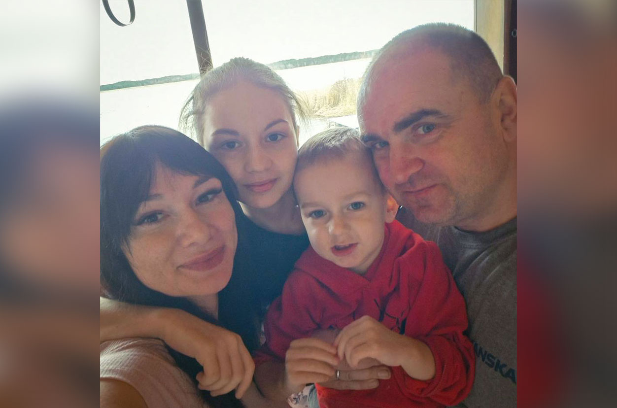 Катерина Багрінцева та її родина
