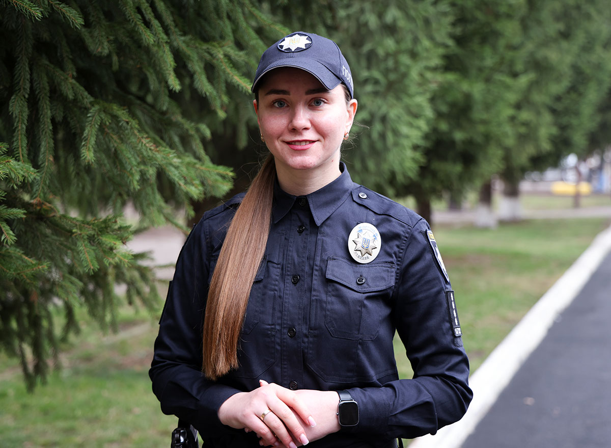 Поліцейська Наталія Лисенко 