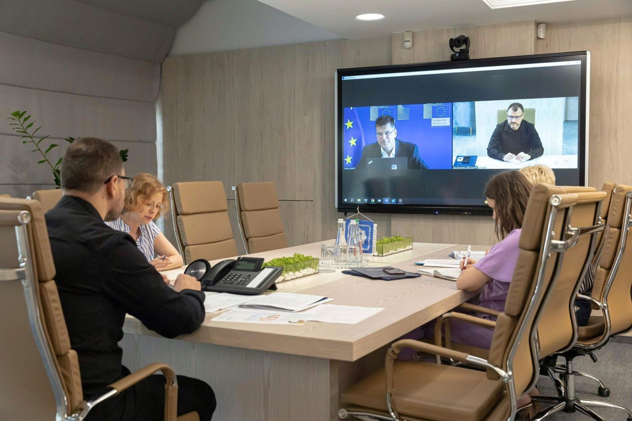 ігор клименко провів робочу зустріч з єврокомісаром із питань гуманітарної допомоги та управління кризовими ситуаціями янезом ленарчичем