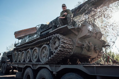 на лиманському фронті поліцейські підкріплення допомагають українській армії (спецвипуск  «le monde»)