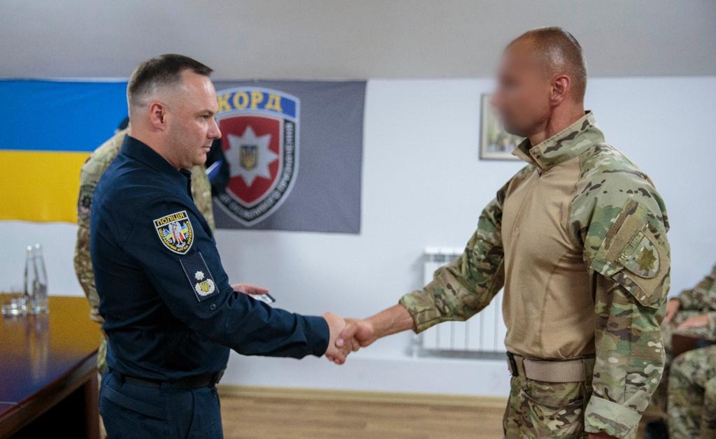 іван вигівський відзначив бійців спецпідрозділу поліції корд