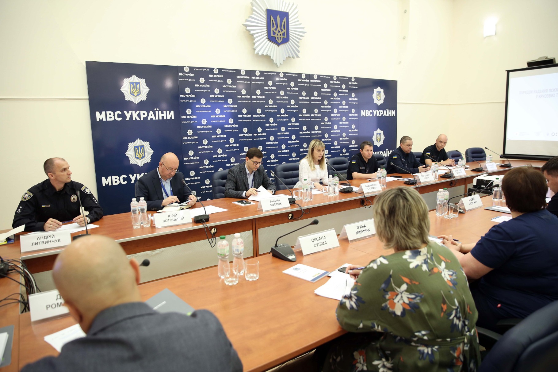 мвс разом з іншими міністерствами розробляє «алгоритму надання психологічної допомоги та супроводу в кризових ситуаціях»