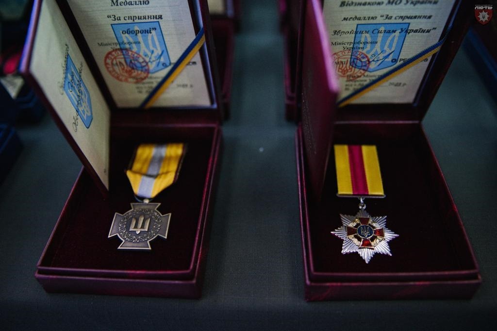 бійці штурмової бригади нацполіції «лють» отримали нагороди і спеціальні звання
