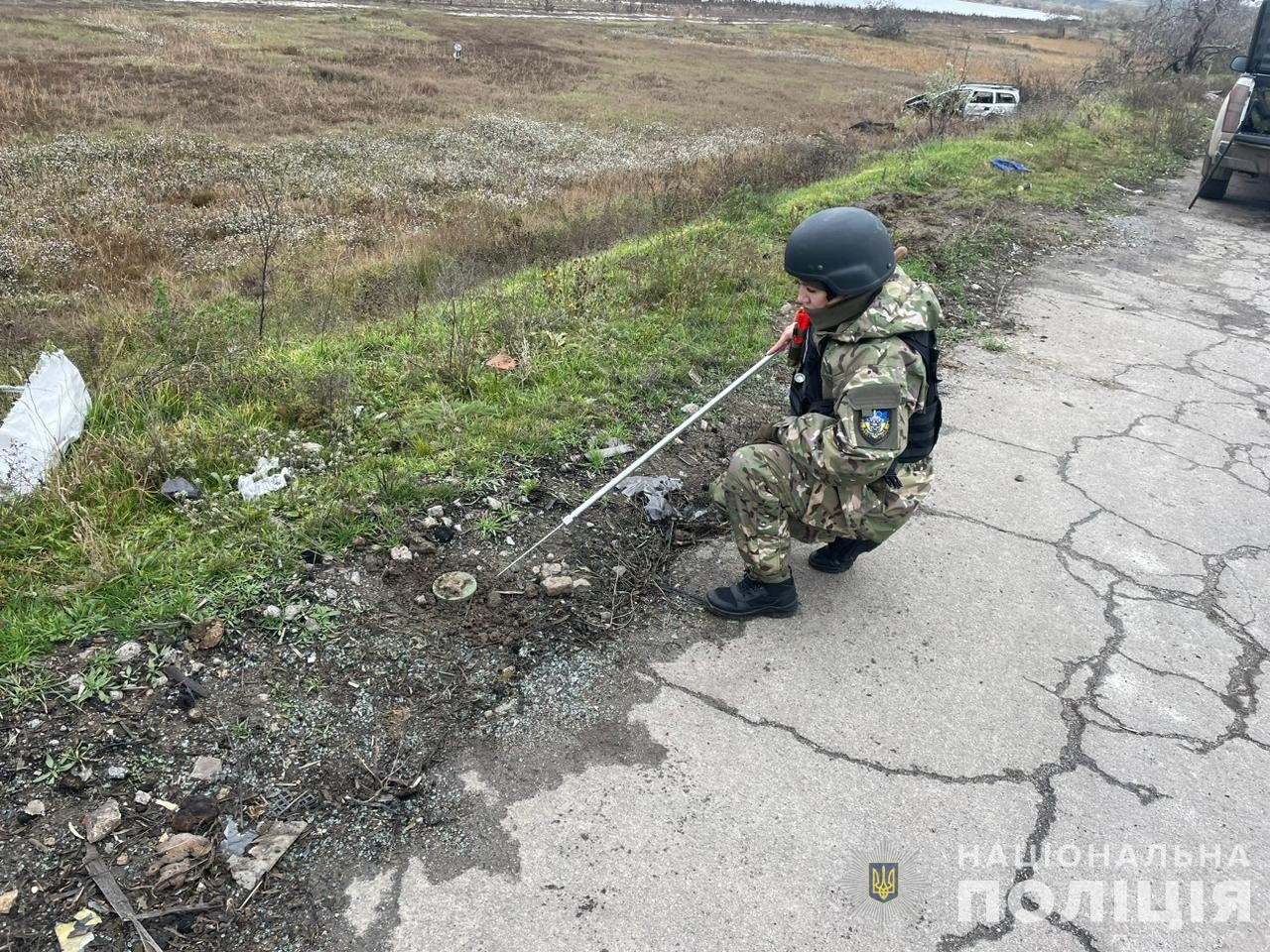 черкаська поліцейська марина островська під обстрілами розміновувала деокуповану херсонщину