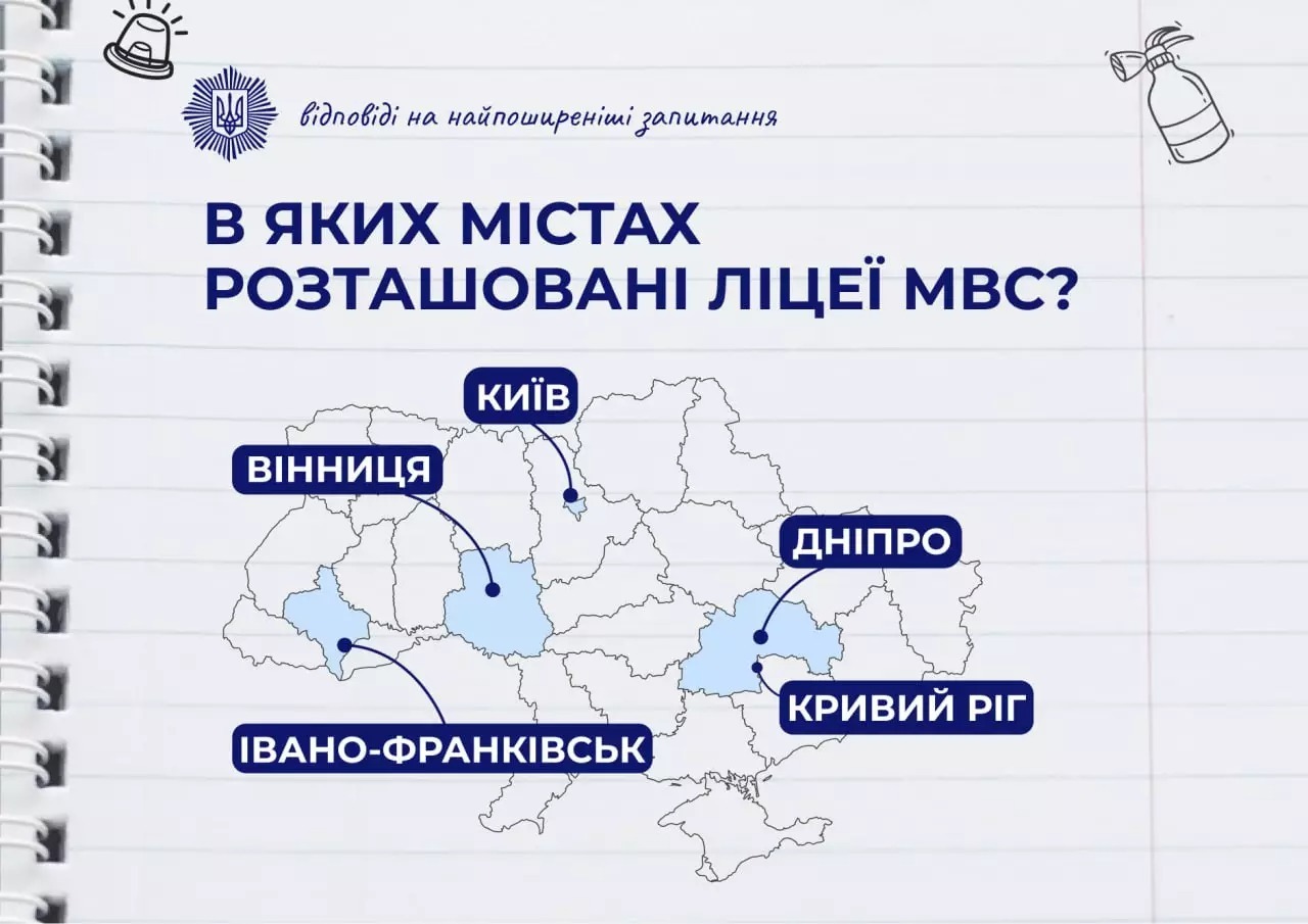 запрошуємо до вступу в ліцеї безпекового спрямування та національно-патріотичного виховання мвс україни