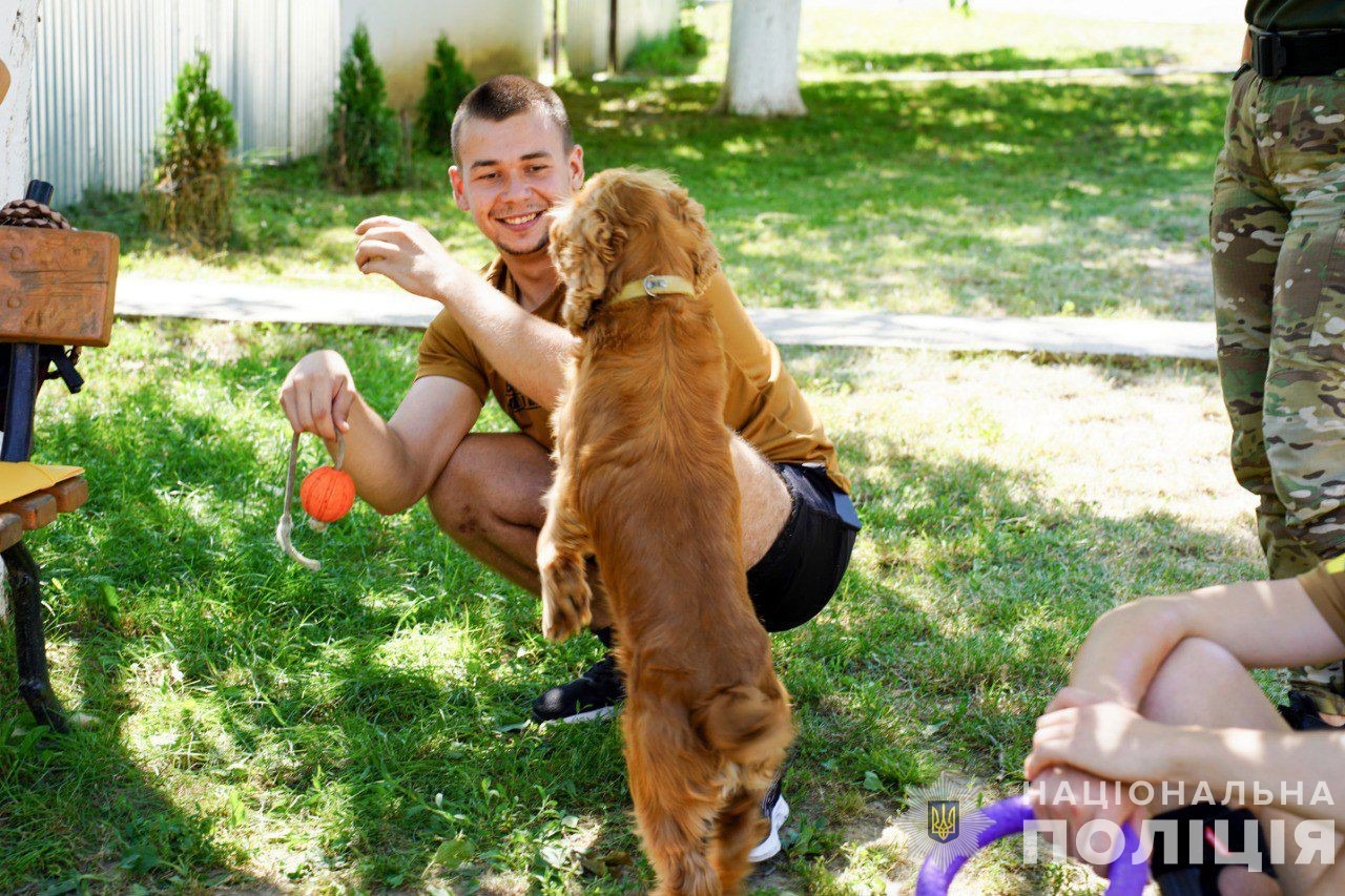 бійці обʼєднаної штурмової бригади нацполіції «лють» проходять реабілітацію на закарпатті за допомогою методу каністерапії