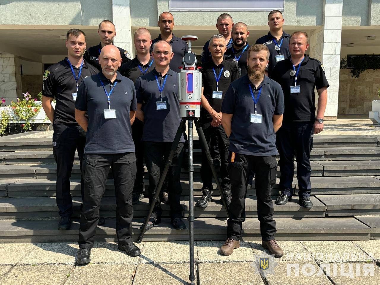 всі обласні управління нацполіції україни забезпечені новітніми 3d-сканерами для огляду місць бойових дій та фіксації російських ракетних атак