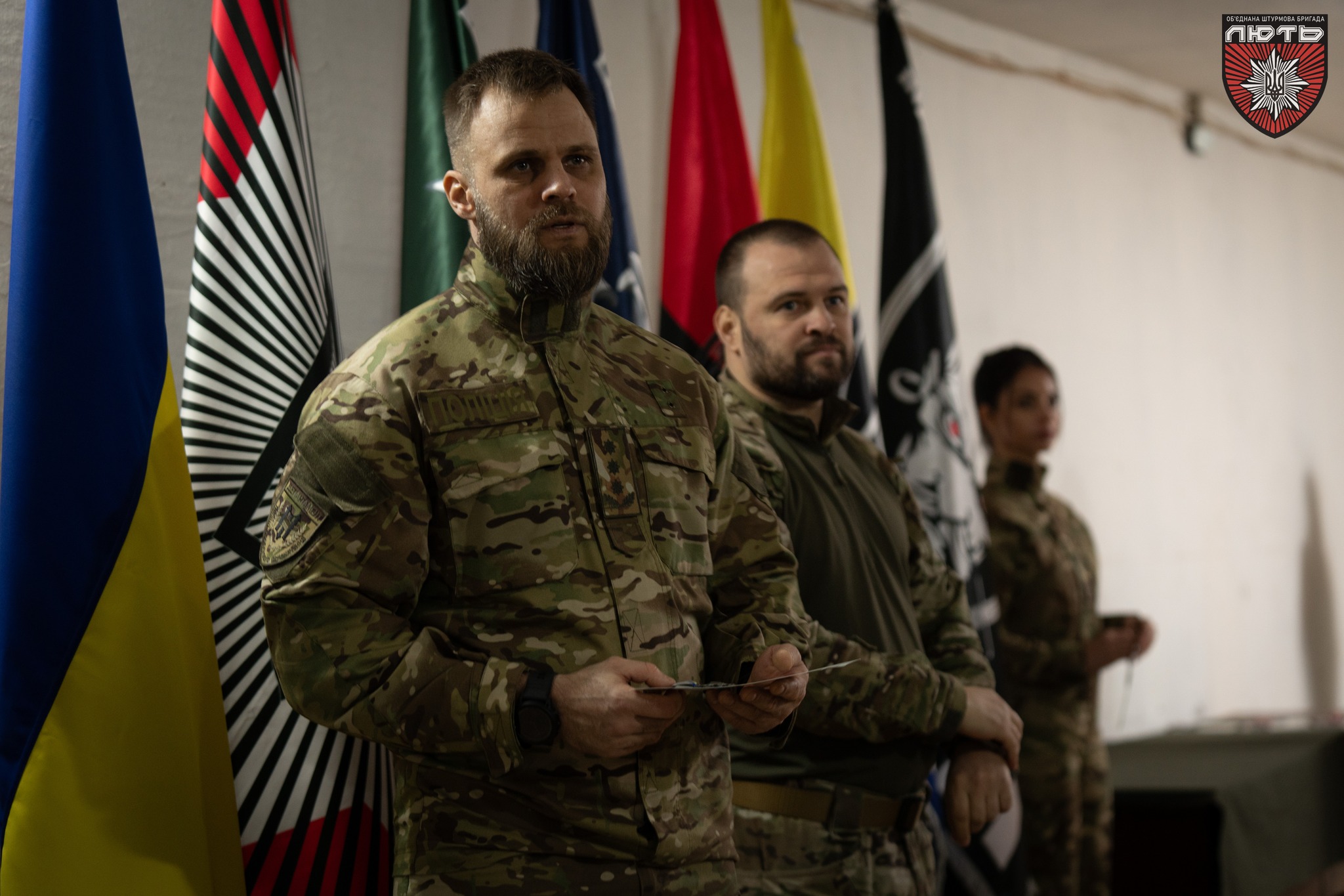 заступник голови національної поліції україни олександр фацевич відвідав бійців об’єднаної штурмової бригади нацполіції «лють» на фронті