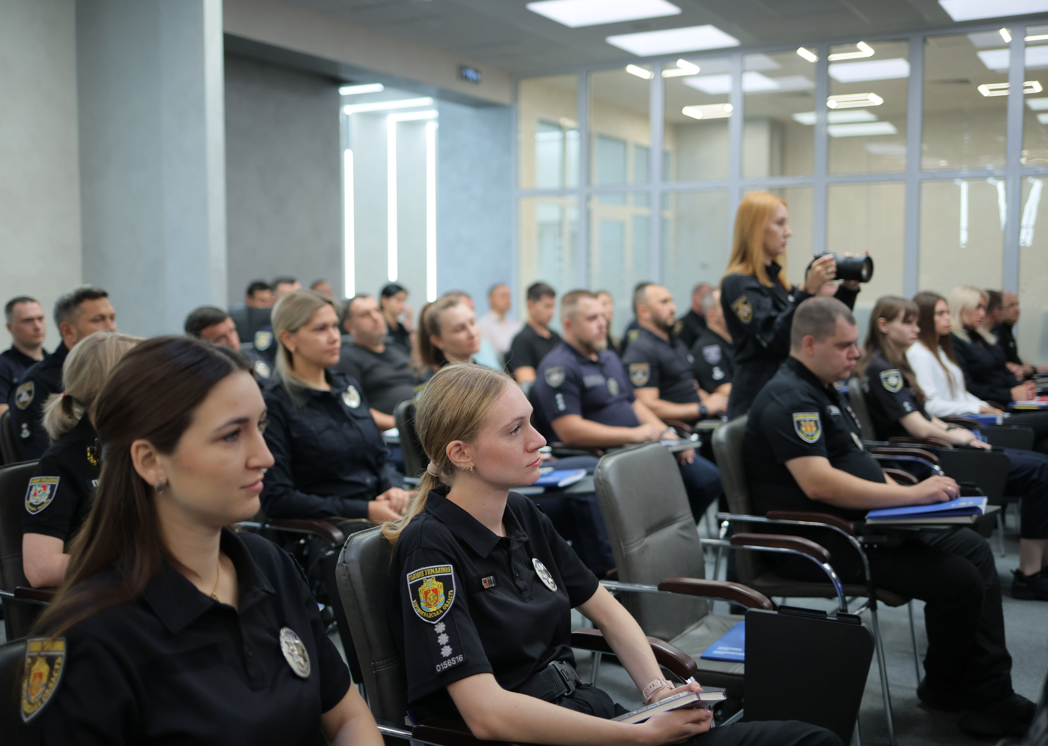 поліцейські на семінарі
