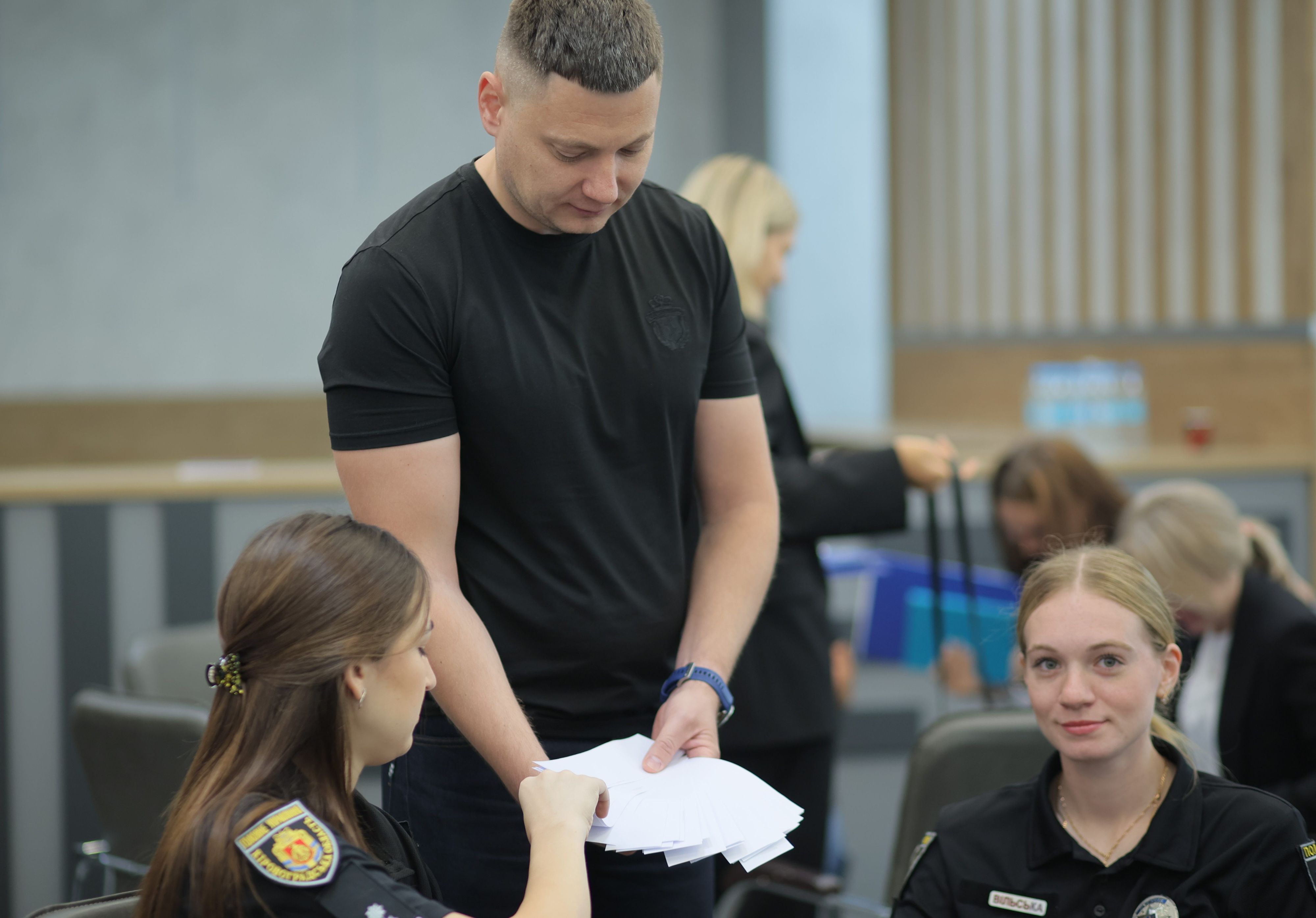 поліцейські на семінарі